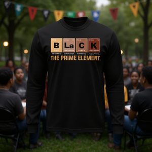 Black History Month - Camiseta de manga larga con tabla periódica de los elementos principales - Product Image 3