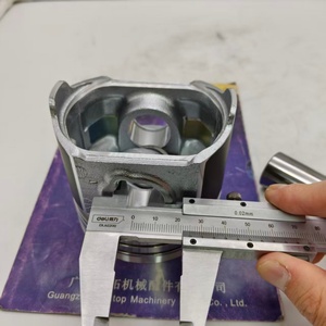 Piston V2403 V2403-7 avec goupilles et calages pour excavatrice - Product Image 2
