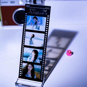 Marcapáginas Personalizado de Kpop, Insertos de Fotos de Plástico, Marco para Fotomatón, Tira de PVC, Tarjeta Transparente, Tira de Película para Tarjetas, para Fotos de 2*6 Pulgadas - Product Image 3