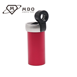 Mini Lente d'Ingrandimento a Forma di Coppa <span class=keywords><strong>in</strong></span> Metallo per Diamanti, <span class=keywords><strong>con</strong></span> Specchio e Inscrizione Laser GIA, Ingrandimento 10X per Diamanti - Product Image 4
