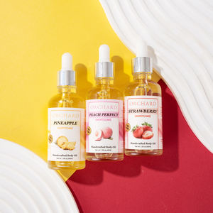 Nouvelle huile de <span class=keywords><strong>parfum</strong></span> personnalisée Anti-oxygène éclaircissant pour la peau Ensemble d'huiles artisanales pour le corps fraise/ananas/pêche - Product Image 2