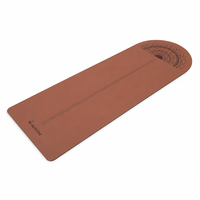 Tapete de Yoga de Caucho Natural PU Grabado con Láser, Antideslizante, Textura Premium, para Estudio, Venta al Por Mayor, Fabricante