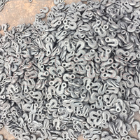 Crochet de préhension à œil en acier forgé galvanisé de grade 70, résistant à la corrosion, directement de l'usine, pour tracteur
