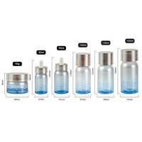 Ensemble de vaporisateurs à pompe en plastique pour cosmétiques, soins de la peau, sérum, lotion, huile essentielle, 30 ml, 50 g, 100/120/150 ml, vaporisateur à fine brume