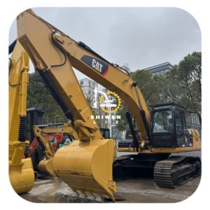 Excavatrice d'occasion à bas prix Cat329D2L du Japon, machine de terrassement de 29 tonnes, excavatrice d'occasion Cat 329D2L à vendre, couleur jaune - Product Image 1