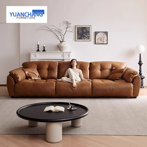 Luxury Couch <b>Synthetic</b> <b>Leather</b> Design Set for Large Small Apartments Straight Row Hotel Living Room Sofas 8121-QMX Sofas 8121-QM - Product Image 5