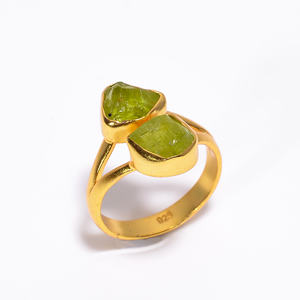 แหวนพลอยทัวร์มาลีนสำหรับผู้หญิงเครื่องประดับคุณภาพสูงแบบคลาสสิกสำหรับ925เคลือบทอง - Product Image 6