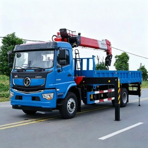 รถบรรทุกติดเครนไฮดรอลิก Shacman L5000 4x2 แบบแขนยืดได้ 8 ตัน 10 ตัน สำหรับขาย - Product Image 3