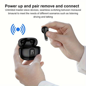 2025 Cá nhân hoá Logo audifonos inalambricos không dây không khí Tai nghe LED hiển thị rảnh tay Earbud headphone Fone ouvido Bluetooth - Product Image 4