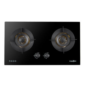 Estufa de <span class=keywords><strong>Gas</strong></span> de Doble Quemador para Uso Doméstico, Nuevo Modelo, Electrodoméstico de Cocina Integrado, Superficie de Vidrio Templado, Perilla de Metal Esmaltada - Product Image 1