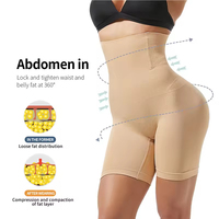 Entrenador de cintura adelgazante para levantamiento de glúteos para mujer, ropa moldeadora corporal, fajas para muslos, almohadilla para glúteos, bragas con Control de barriga y cadera