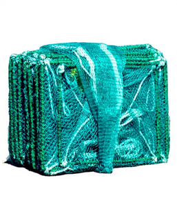 Vietnam filippine fyke <span class=keywords><strong>rete</strong></span> da pesca trappola per pesci lunga trappola per granchi Great Wall con <span class=keywords><strong>dimensioni</strong></span> 35cm x 22cm cornice <span class=keywords><strong>dimensioni</strong></span> x 9.5M lunghezza - Product Image 1