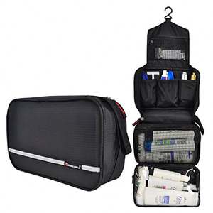 Free Sample Wholesale <b>Men's</b> Toiletry Bag <b>Men</b> Hanging Dopp <b>Kit</b> Water Resistant <b>Shaving</b> Bag Cosmetic Toilet Bags - Product Image 1