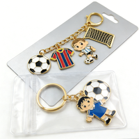 Fabricants chinois de porte-clés en alliage de zinc, porte-clés promotionnels en métal, porte-clés personnalisés sur le thème du football, porte-clés en émail doux ou dur