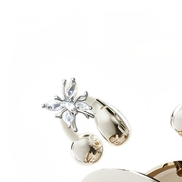 Écouteurs sans fil à clipser GQ-31 Open-Ear, boucle diamant, imitation perle, clip d'oreille premium, best-seller