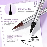 Eyeliner liquide 6 couleurs, pointe ultra fine, stylo Eyeliner lisse à haute teneur en pigments, imperméable, longue durée, maquillage pour les yeux, cosmétiques