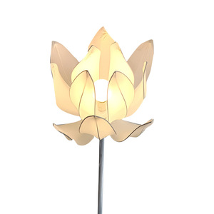 Candelabros de loto para el hogar, decoración de sala de estar, lámparas de luces para decoración de boda, de estilo loto, de 2 a 3 - Product Image 5