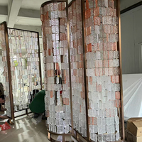 Paravent décoratif en métal découpé au laser sur mesure, écran de séparation pour la maison et le salon