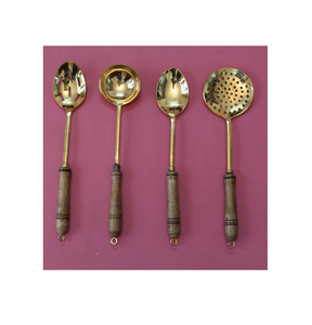 Nouveau design Cuillère à soupe en laiton à la mode Cuillère à crème glacée à long manche La cuisine utilise des produits de qualité supérieure - Product Image 5