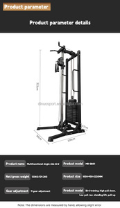 Máquina de <span class=keywords><strong>Gimnasio</strong></span> <span class=keywords><strong>en</strong></span> <span class=keywords><strong>Casa</strong></span> de Alta Calidad con Sistema de Poleas Ajustable, con Sistema de Poleas Simples y Dobles, con Pila de Pesas - Product Image 6