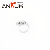 Collier de serrage américain en acier inoxydable galvanisé SS316, bande réglable de 12 mm, 35 mm-62 mm, métrique, pour tuyauterie résistante aux produits chimiques