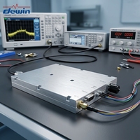 Module amplificateur de puissance à semi-conducteurs à bande ultra large RF Micro-ondes 2000-6000 MHz 200W GaN SSPA pour systèmes de communication