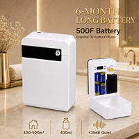 Diffuseur d'arômes domestique sans eau Koeazy à double alimentation électrique et batterie DC6V, atomisation nano à deux fluides, 400 ml