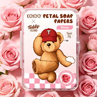 Tablettes de Savon Nettoyantes KELEE en Gros – Portables, Jetables, Parfum Floral – Pour Usage Quotidien et Voyage – Tablettes de Savon en Papier pour Toilettes