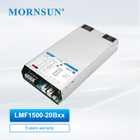 Alimentation électrique AC-DC encastrée MORNSUN Original LMF1500-20Bxx Series 1500W avec PFC actif intégré, 12V 24V 48V, unité haute puissance