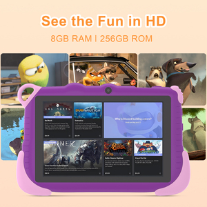 Tablet Educativa para Niños C Idea, Gran Venta, 7 Pulgadas, 8GB RAM, 256GB ROM, Android 16, Wi-Fi, Resistente a Caídas, Uso Educativo (Morado) - Product Image 3