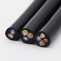 Kabel Tembaga Fleksibel Berisolasi PVC 450V 750V Multicore 2/3/4 Inti untuk Aplikasi Pemanasan