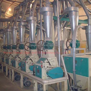 Moinho de farinha comercial 30tpd, máquina de fresagem de grão automática profissional, moinho de farinha