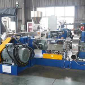 Tái chế nhựa polyethylene hạt đùn PE + canxi có ga pelletizer máy đùn - Product Image 3