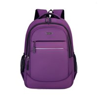 Sac à dos léger multicolore pour ordinateur portable, grande capacité, en tissu Oxford, pour le bureau, les trajets quotidiens et les voyages