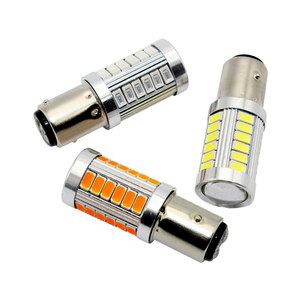 Nuove Lampadine <span class=keywords><strong>LED</strong></span> 33smd 5630 5730 1156 1157 BA15S <span class=keywords><strong>P21W</strong></span> 12V per Auto, Luci di Freno, <span class=keywords><strong>Retromarcia</strong></span> e Diurne, Accessorio - Product Image 1