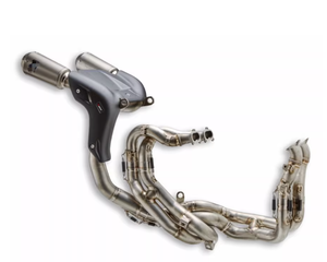 Système d'échappement AK en titane intégral avec revêtement en carbone véritable, adapté à la <span class=keywords><strong>Ducati</strong></span> V4 Panigale Streetfighter V4. - Product Image 2