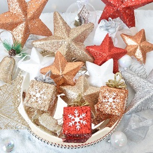 Étoile de <span class=keywords><strong>sapin</strong></span> de Noël durable et longue durée en polyrésine de haute qualité pour la décoration de la maison, le bureau, les fêtes et Noël - Product Image 5