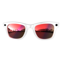 Lunettes intelligentes avec caméra pour l'enregistrement photo et vidéo, reconnaissance de photos par IA ChatGPT, questions et réponses, traduction en direct, appels par écouteurs Bluetooth