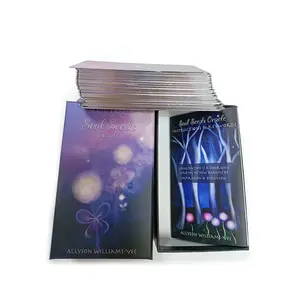 Custom Printing Shining Surface Imaginable Universe 80 Oracle Cards Deck With Instructions & Keywords