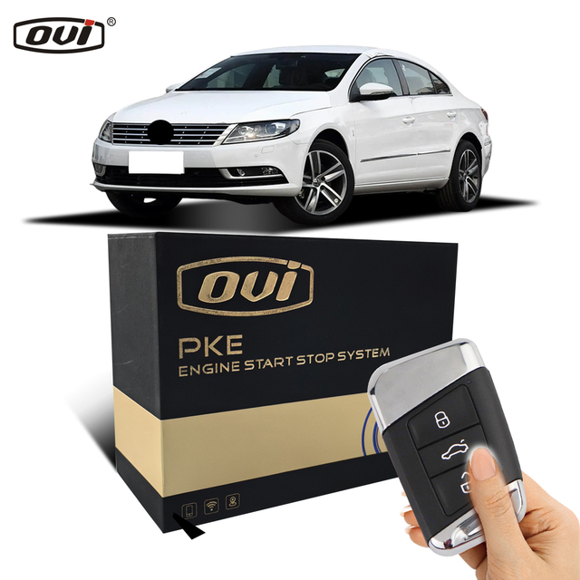 OVI 8100 PKE Keyless Entry Car Remote Starter System Car Anti Theft for Volkswagen CC Plug and Play