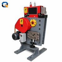 Machine à découper et à poinçonner le métal multifonctionnelle QS 32 Series, machine hydraulique pour tôles et profilés en acier