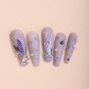 5D queue de sirène Floral 3D or autocollants Wayer transfert Nail Art décalcomanies <span class=keywords><strong>2023</strong></span> <span class=keywords><strong>ongles</strong></span> en plastique décoration Wayer transfert Nail Art - Product Image 6