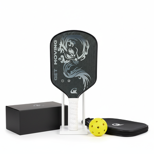 Raquete de Pickleball de Fibra de Carbono Bruta T700 Aprovada pela USAPA, 16mm Termoformada com Núcleo de Espuma para Máximo Efeito, Conjunto em Caixa de Presente - Product Image 1