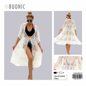 Copricostume Sexy da Donna in Chiffon per l'Estate, Sarong Bikini, Copricostume Kaftan da Spiaggia W22054-32 - Product Image 1