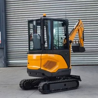 Livraison Gratuite Mini-Excavatrice sur Chenilles de 3,5 Tonnes Petite Machine de Terrassement pour Travaux Agricoles, Jardiniers, Miniers et de Construction