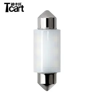 Tcart 3030 하이라이트 칩 4smd 6smd 24v 2w ~ 3w 31mm 36mm 39mm 41mm 슈퍼 화이트 자동 조명 시스템 12v 자동차 Canbus 꽃