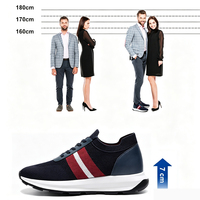 Vente en gros usine : Baskets rehaussantes décontractées pour hommes, durables et confortables, en cuir de vachette nubuck