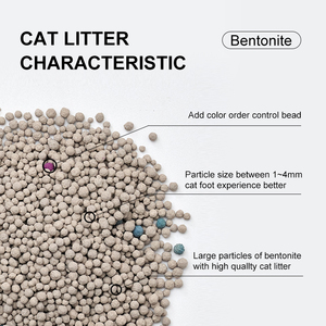 高品质中国天然生态低尘膨润土猫砂批发猫砂填充重量球砂 - Product Image 5