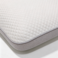 Oreiller de sommeil confortable en mousse à mémoire de forme avec gel rafraîchissant injecté, respirant et frais, pour massage du cou