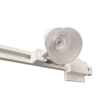 Kit de spots intérieurs de style simple et blanc à LED intégrées de 46 pouces avec éclairage sur rail de 3 litres